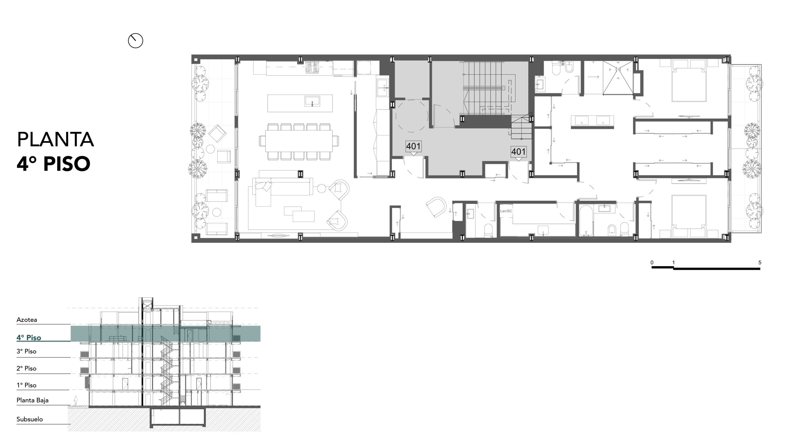 8.1.5 Plantas Generales - CUARTO PISO